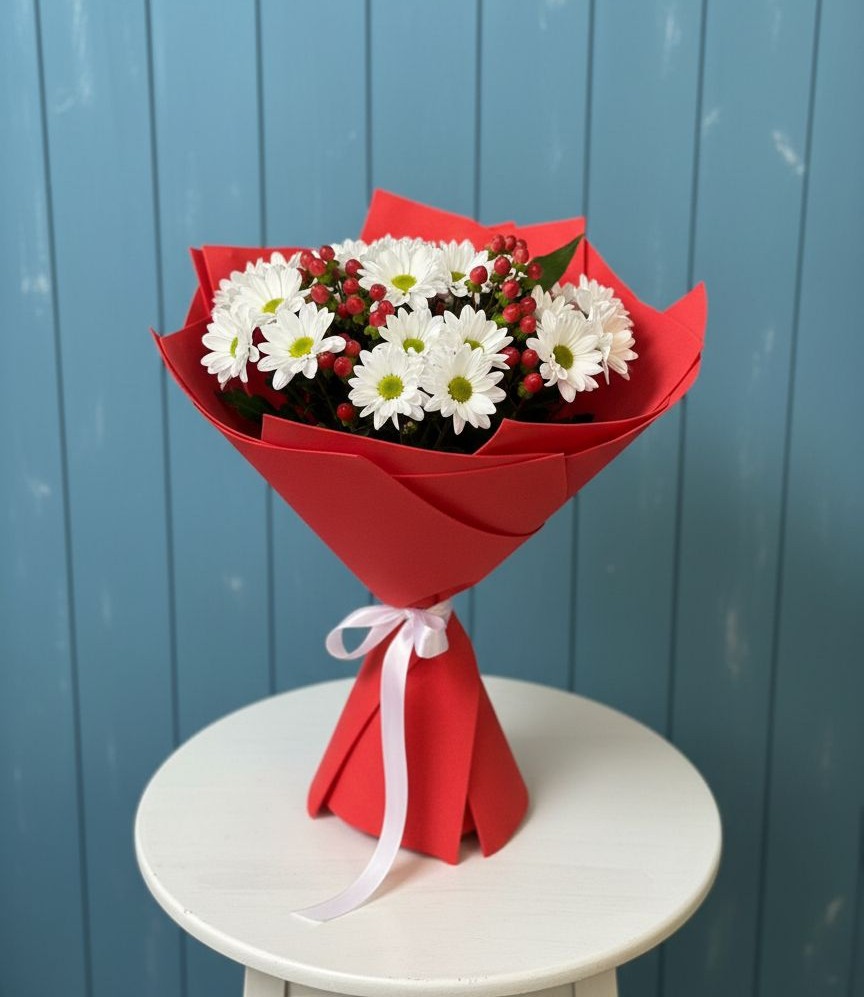 Букет цветов из: Хризантемы в Гальчино