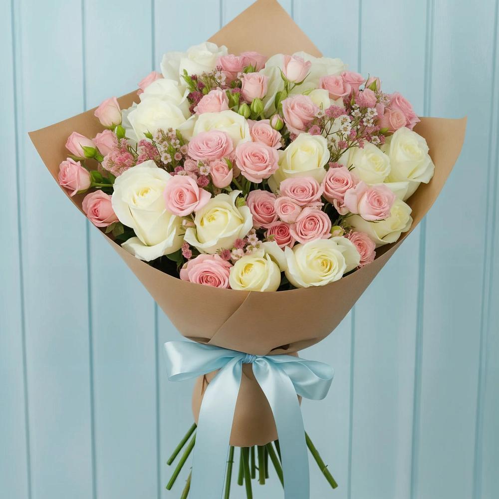 Букет цветов из: Розы в Гальчино