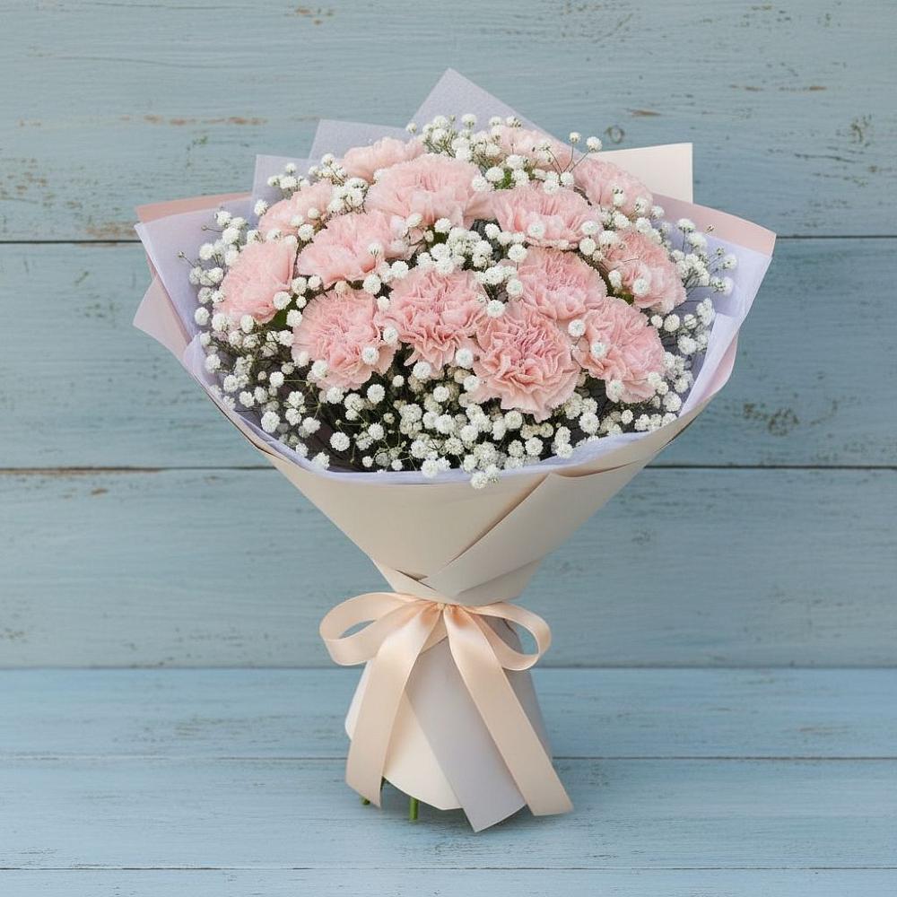 Букет цветов из: Гвоздики в Гальчино