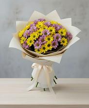 Букет цветов из:  Хризантемы #REPLACE_PRED# Гальчино