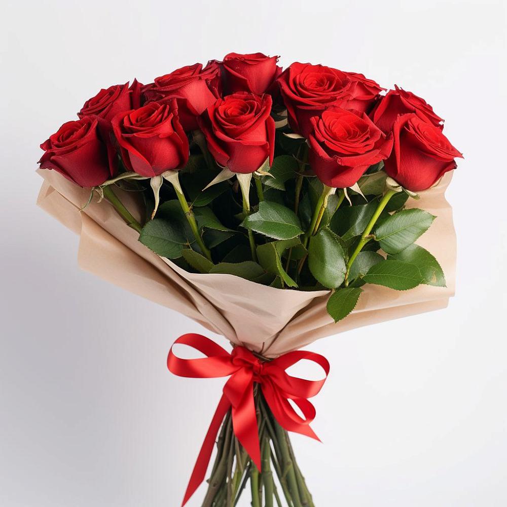 Букет 11 Красных роз Эдлесс Лав в Гальчино